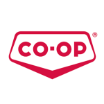 Co-Op logo in red lettering.